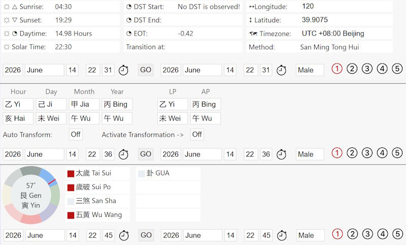 Astronomical Calculation  Engine